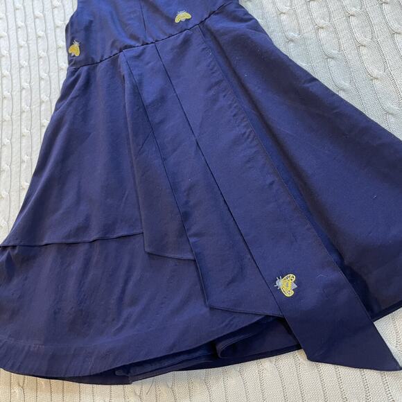 Boutique Bumblebee Blue Dress ~ 4/5 - Picture 3 of 12